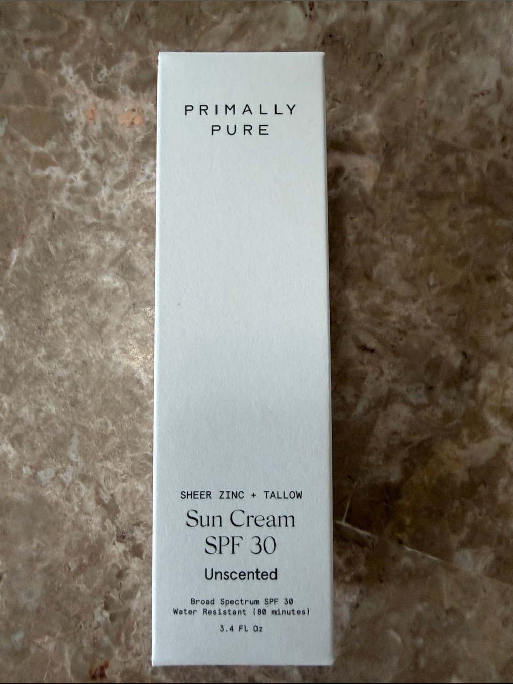 Primally Pure Sun Cream SPF 30 - Unscented NIB